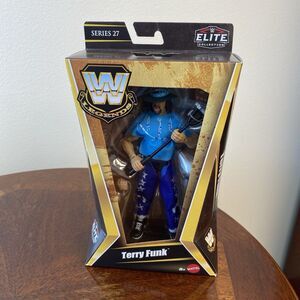 WWE Legends Elite Collection Series 27 Terry Funk Blue Shirt SEALED